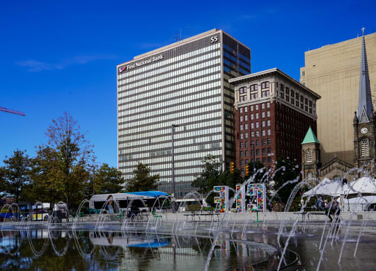 Exterior View at Residences at 55, Cleveland