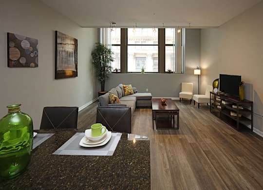 Hard Surface Flooring at The Residences at 668 Apartments, Cleveland OH 44114
