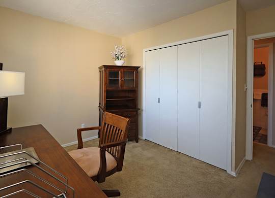 Model Suite Bedroom at Westbrook Village Apartments in Brooklyn OH