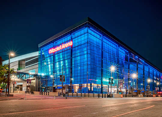 Rocket Arena, Home of the Cleveland Cavaliers NBA Team