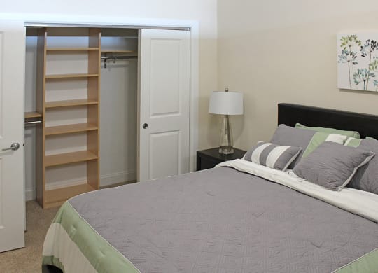 Built-In Shelving In Closet at Residences at Halle, Cleveland