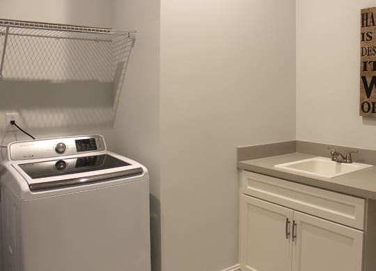 Modern Laundry Room at Residences at Halle, Cleveland, OH, 44113