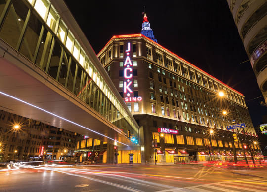 Jack Casino Located Inside at The Terminal Tower Residences Apartments, Cleveland, Ohio