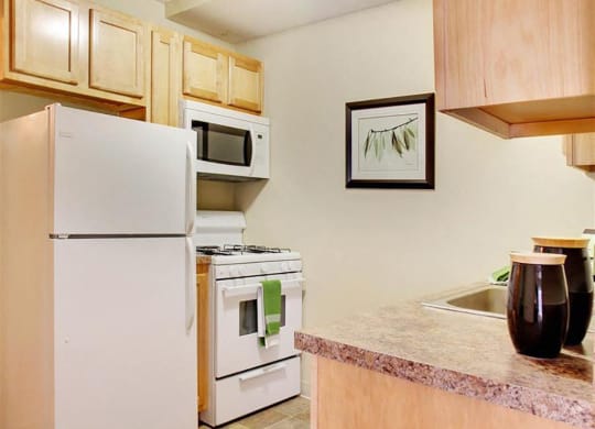Model Kitchen at Lakeland Terrace in Euclid, OH