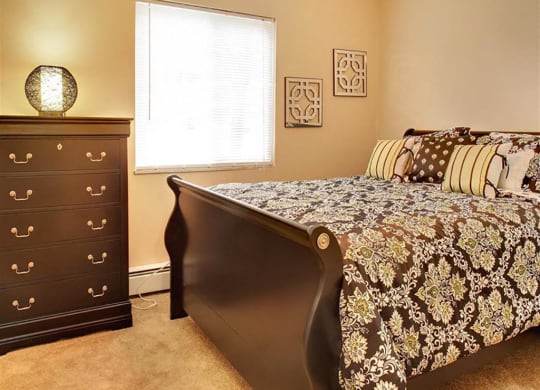 Model Bedroom at Lakeland Terrace in Euclid, OH