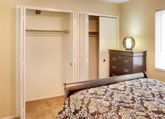 Model Bedroom at Lakeland Terrace in Euclid, OH