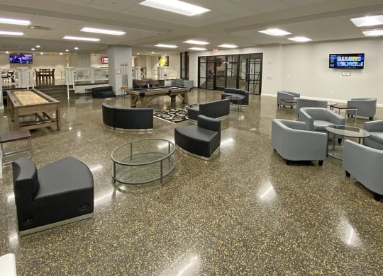 Community room at Residences at Leader, Cleveland, Ohio