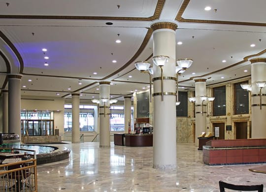 Spacious Lobby Area at Residences at Halle, Ohio