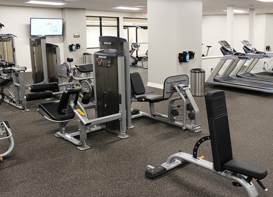 Building Amenities - Fitness Center at Residences at Leader, Cleveland, 44114