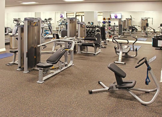 Building Amenities - Fitness Center at Residences at Leader, Cleveland, 44114