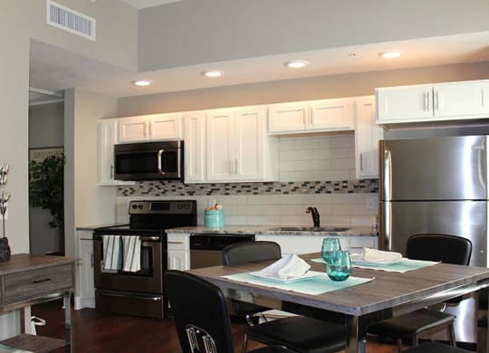 Style 02 Model - Studio - Kitchen  at Residences at Leader, Cleveland