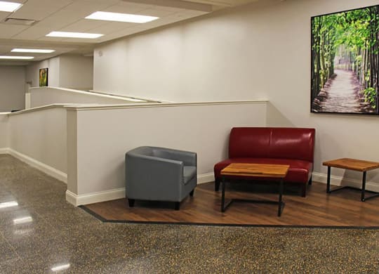 Posh Resident Lounge at Residences at Leader, Cleveland, 44114