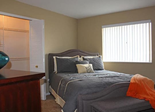 Model Bedroom at Oliver House Apartments in Shaker Heights, OH