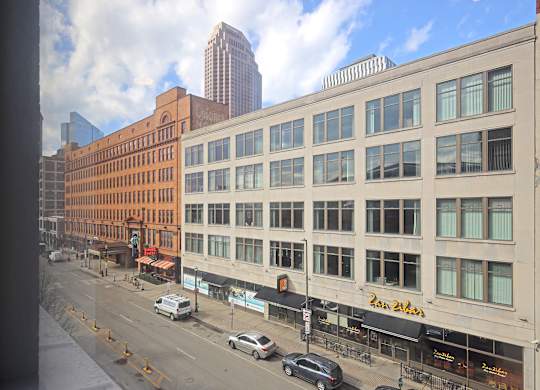 Model Apartment View at The Electric Building Cleveland