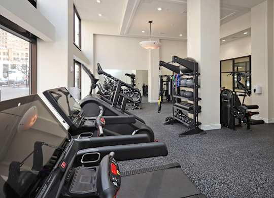 Fitness Center at The Electric Building Cleveland