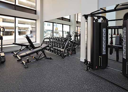 Fitness Center at The Electric Building Cleveland