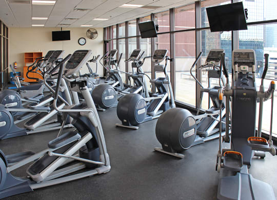 Fully Updated Fitness Center at Reserve Square, Cleveland Ohio