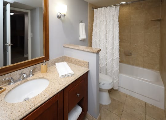Reserve Square Model - Bathroom at Reserve Square, Cleveland, OH 44114