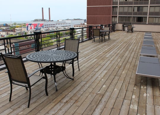 Rooftop Sundeck at Reserve Square, Cleveland