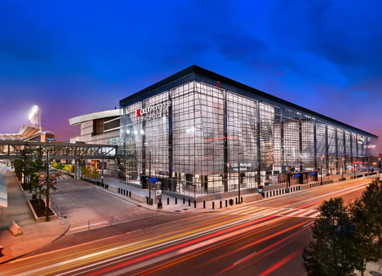 Rocket Mortgage FieldHouse  at The Residences At Hanna Apartments, Cleveland, Ohio