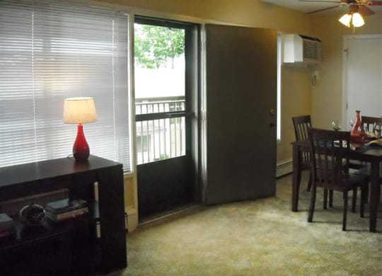Model Living Area at Summerwood Commons Apartments in Euclid, OH
