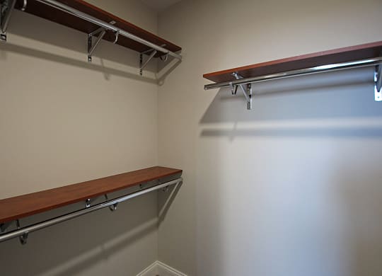 Master Walk-In Closet at The Terminal Tower Residences Apartments, Cleveland