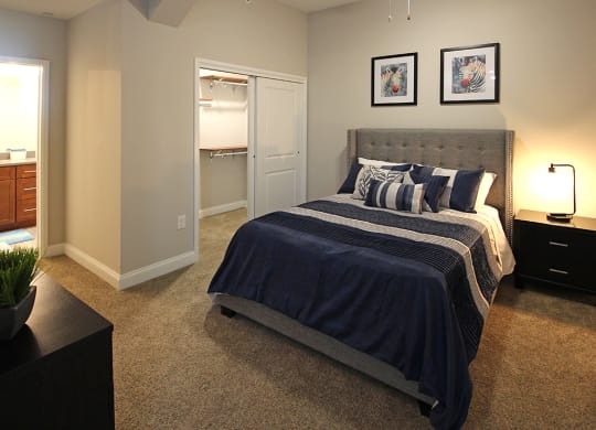Second Bedroom at The Terminal Tower Residences Apartments, Cleveland, Ohio