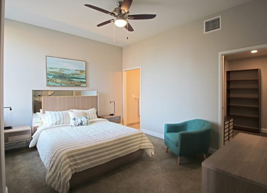 Large Comfortable Bedrooms at The Terminal Tower Residences Apartments, Cleveland, 44113
