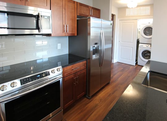 Stainless Steel Appliances at The Terminal Tower Residences Apartments, Ohio, 44113