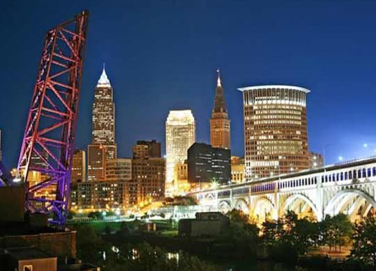 Elegant City View at The Residences At Hanna Apartments, Cleveland, OH, 44115