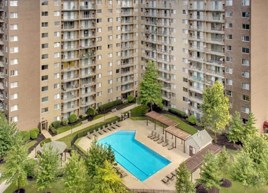 Sparkling Outdoor Pool at Willoughby Hills Towers, Willoughby Hills, Ohio