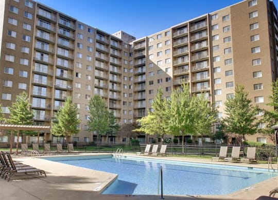Sparkling Outdoor Pool at Willoughby Hills Towers, Willoughby Hills