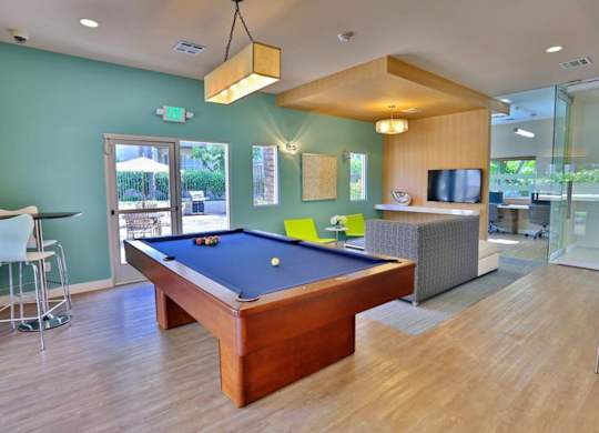 Billiards Table at Norwalk Metropointe, Norwalk, CA  