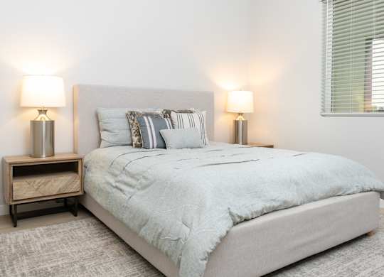 Bedroom with nightstand
