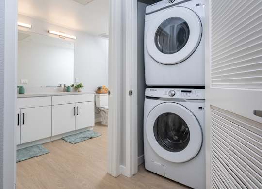 Washer and dryer