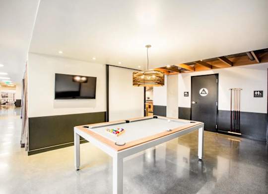 Billiards Table at The Rise, California  