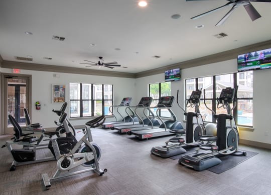 Cardio Machines In Gym at Silverado, Frisco, TX