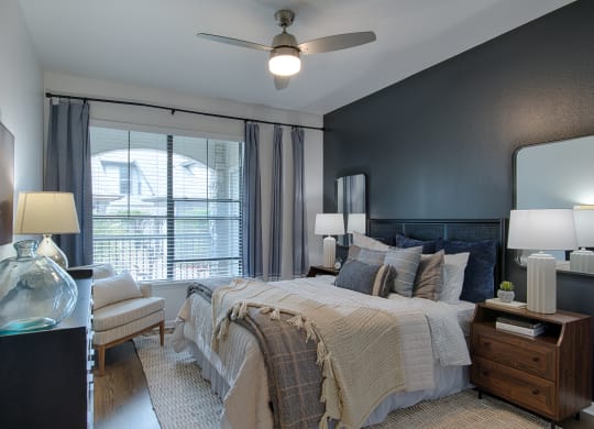 Beautiful Bright Bedroom With Wide Windows at Silverado, Frisco, 75034