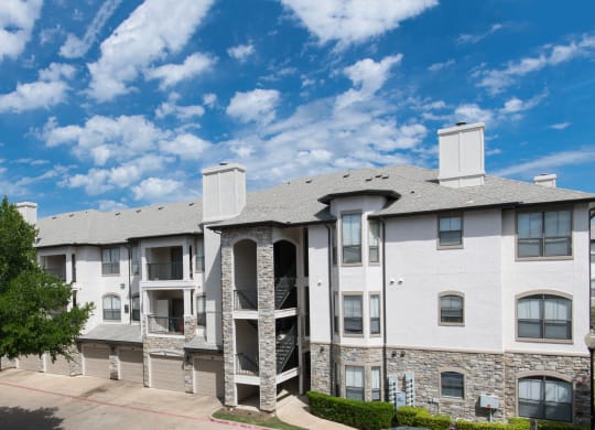 Apartments with balconies at Silverado, Frisco