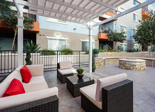 Outdoor Patio at 6940 Sepulveda, Van Nuys, CA 91405  