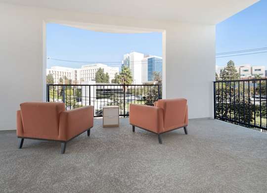 Balcony And Patio at Grand View Towers, Los Angeles  