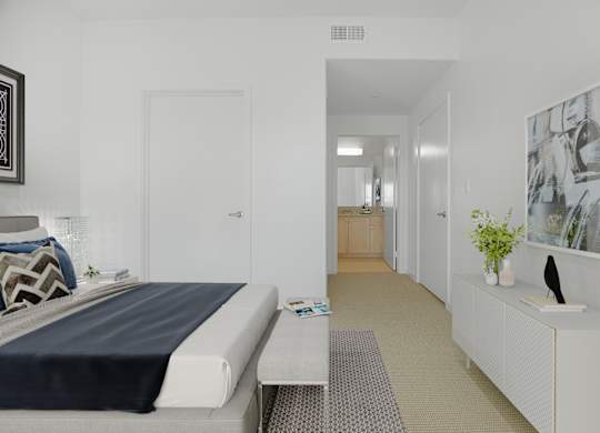 Large Bedroom at Grand View Towers, California  