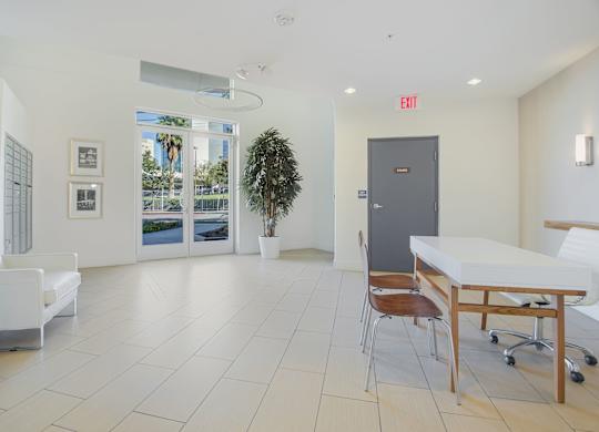 Lobby at Grand View Towers, California, 90057