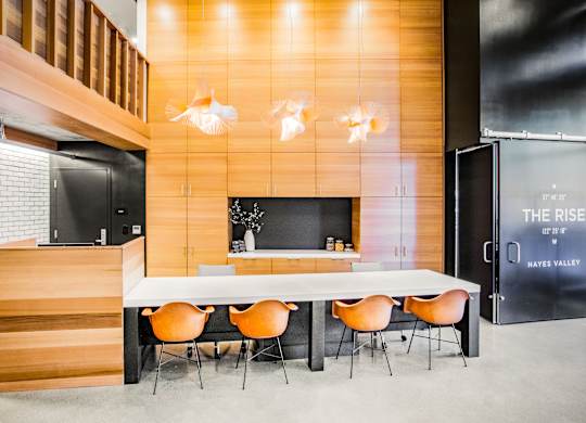 Work Space at The Rise, San Francisco  