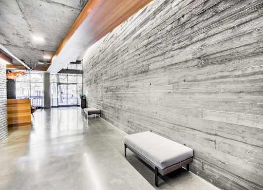 Lobby at The Rise, California  