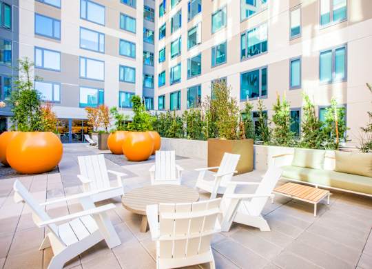 Firepit Patio at The Rise, California, 94103