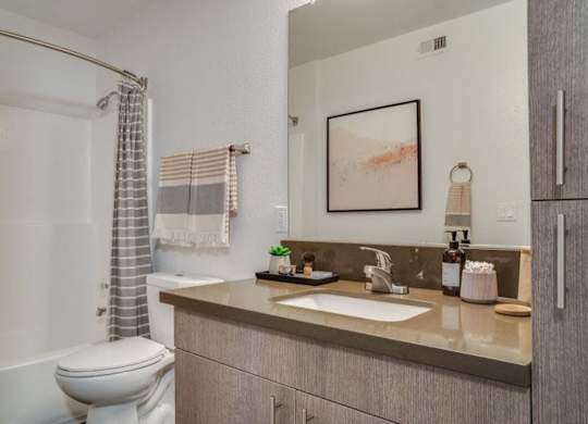 Luxurious Bathroom at Solterra At Civic Center, Norwalk, CA 90650-8308  