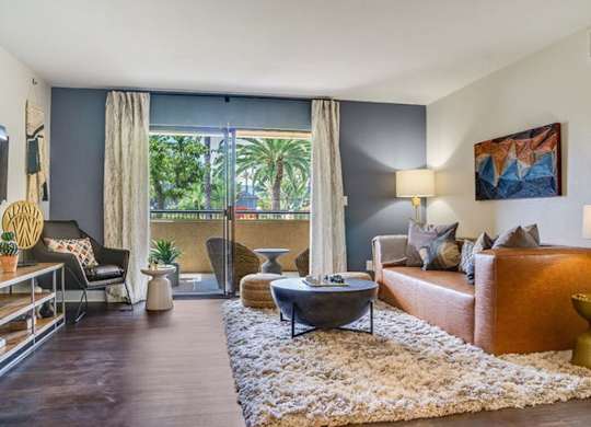 Spacious Living Room at Solterra At Civic Center, Norwalk California  