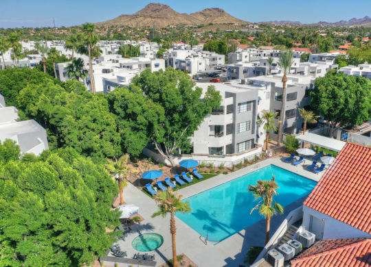 a view of the pool at marrakesh resort and spa or nearby at Vaseo Apartments, Phoenix, 85022