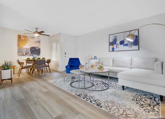 Spacious Living Room at Verandas Apartments, West Covina